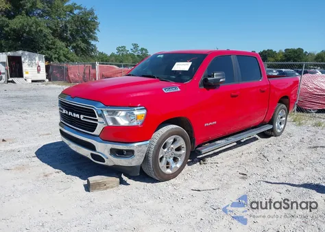 2021 Ram 1500 Lone Star 4X2 5'7 Box z USA, uszkodzony, nr VIN 1C6RREFT3MN502092